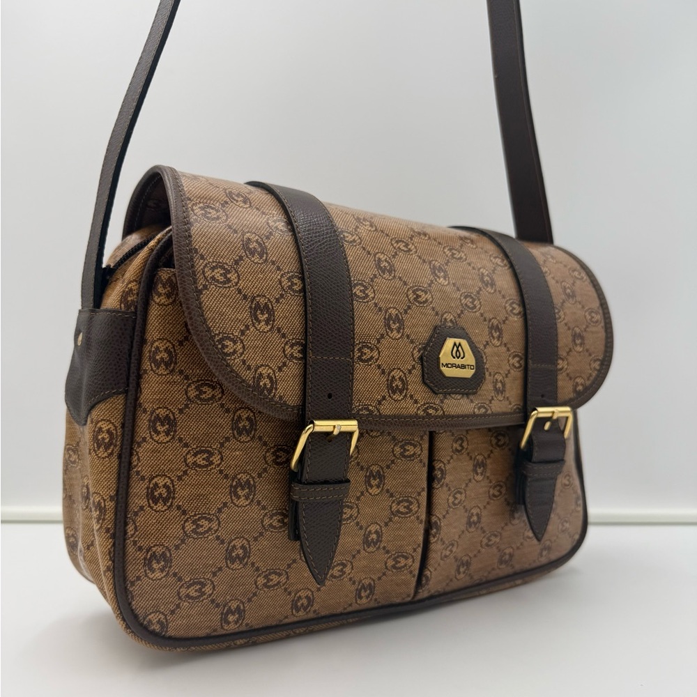 🐢MORABITO 1905 PARIS • SAC CHASSE 31 Monogram Crossbody Bag • Royal Warrant
